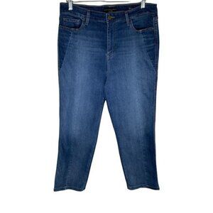Sanctuary Denim Crop Jeans Womens 32 High Rise Modern Straight Blue
